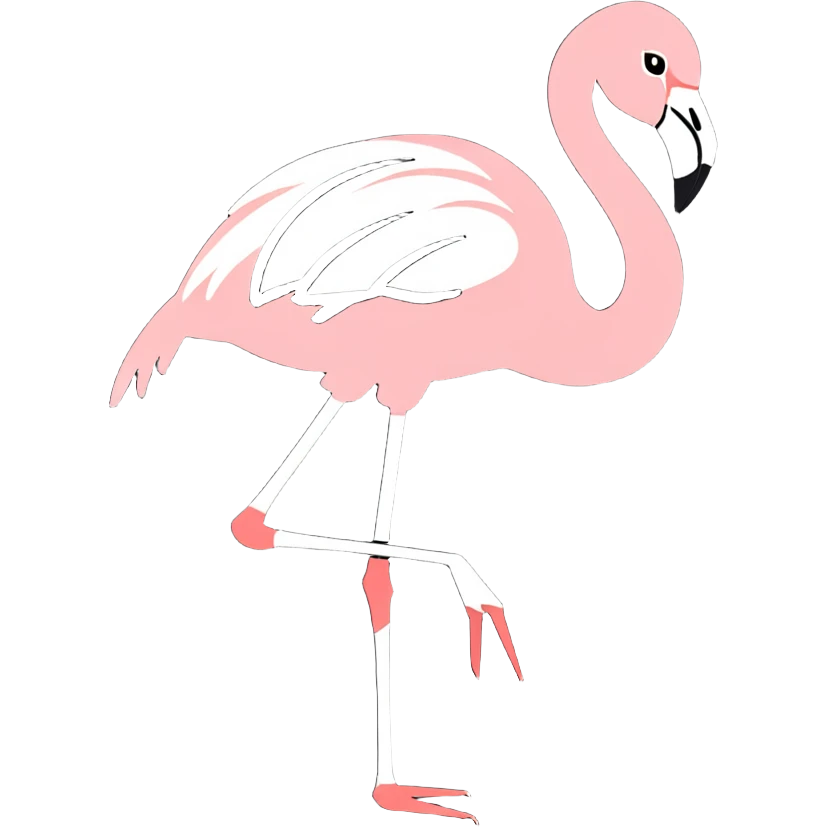 flamingo emoji