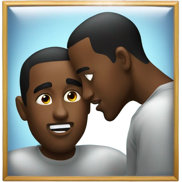 Diddy kissing Diddy emoji