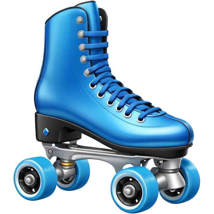 Roller Skates - blue emoji