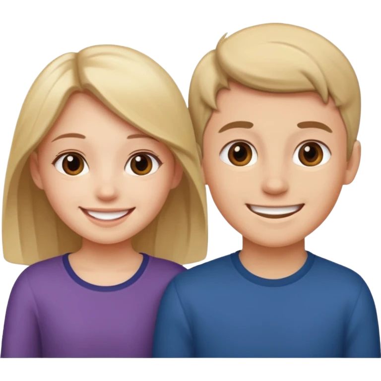 Girl with boy emoji
