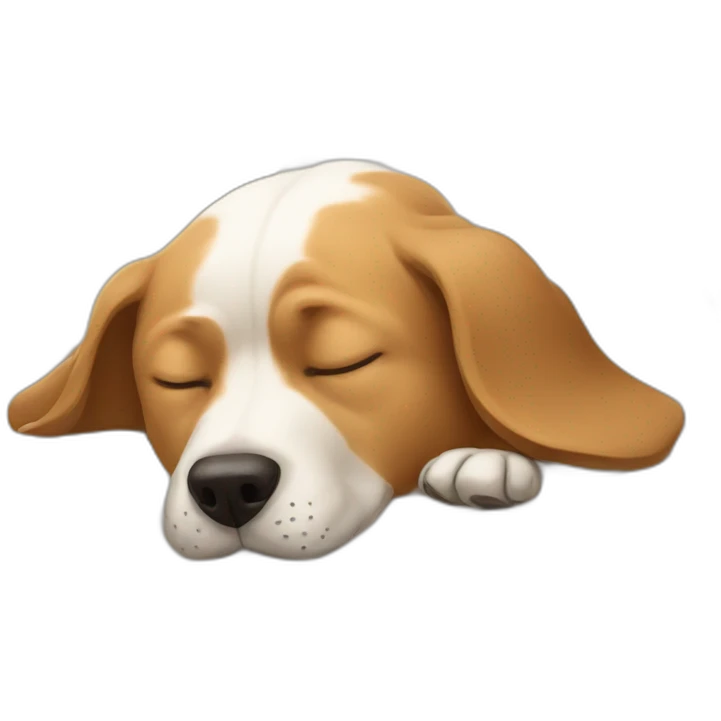 dog sleeping emoji