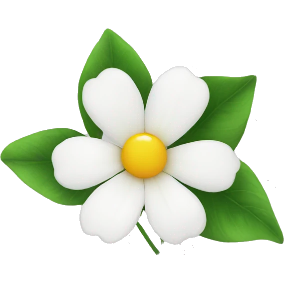 white flower emoji