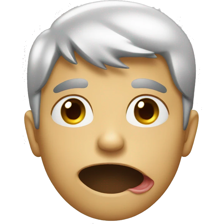 a person biting their lip emoji