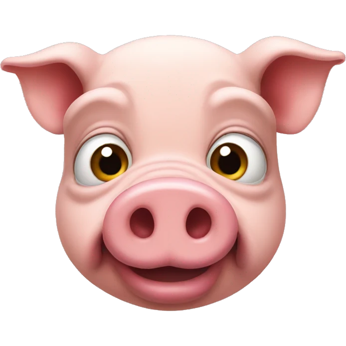 Ugly pig emoji