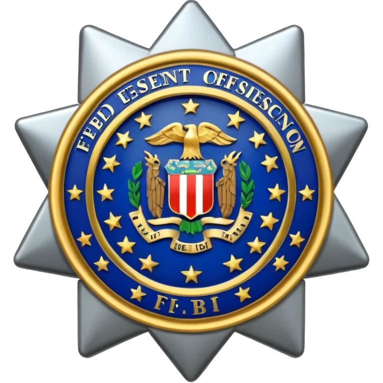 The FBI badge emoji