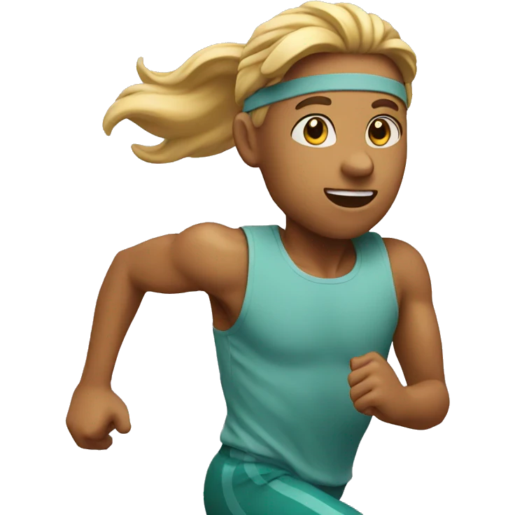 running emoji