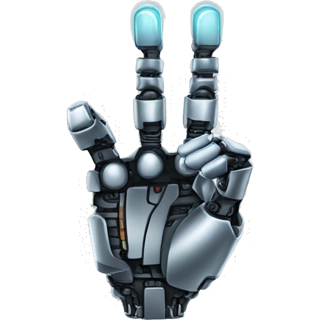 ROBOT INDEX FINGER emoji