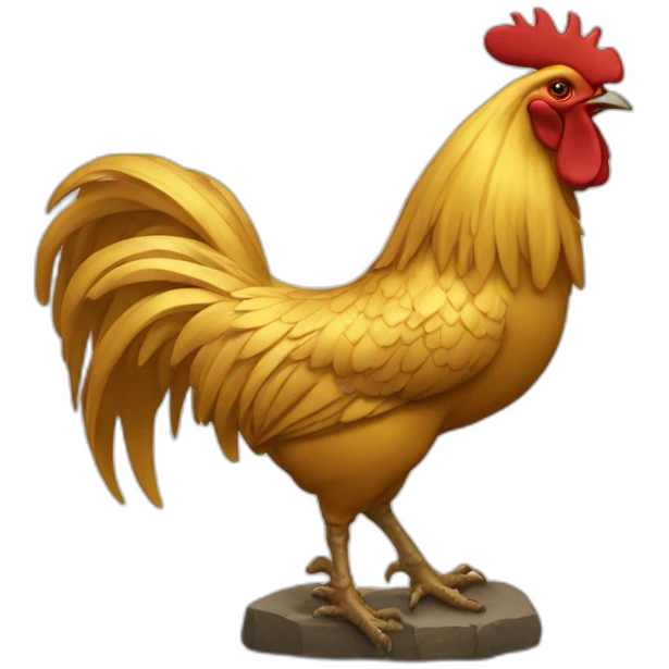 golden rooster emoji
