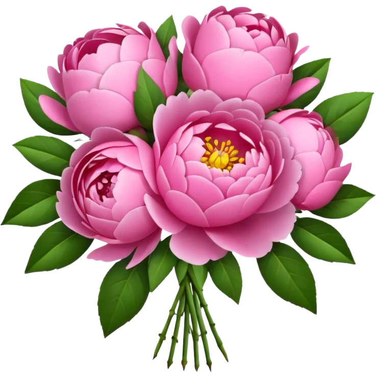 Pink Bouquet of flower emoji