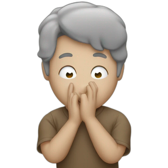 someone claping his head emoji
