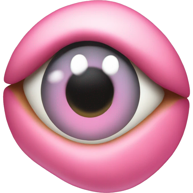 eine rosa schlaufe emoji