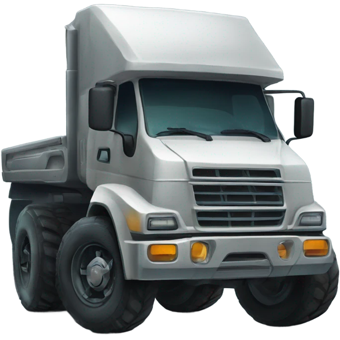cyber punk six wheel drive Truck emoji