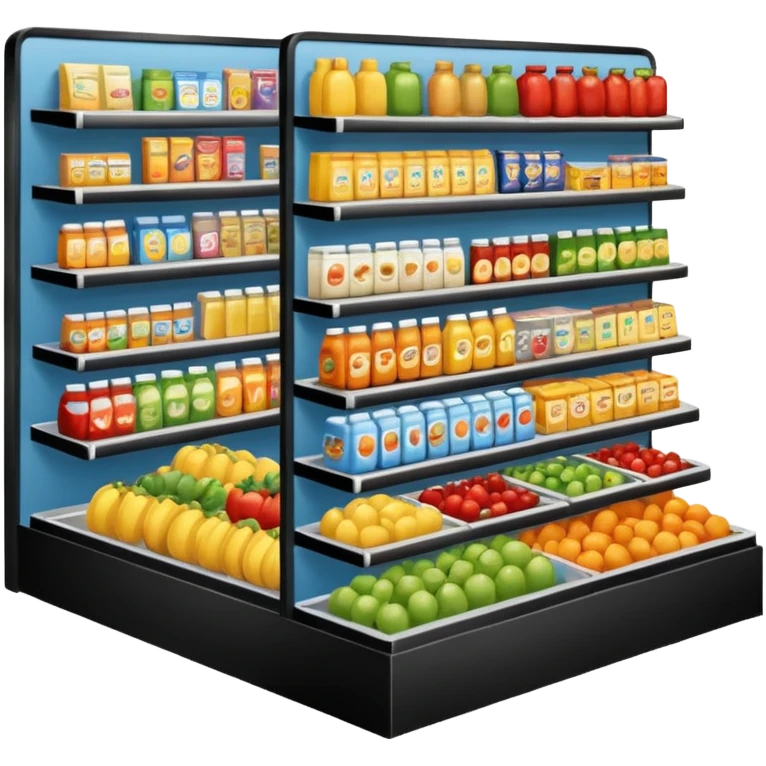Super market stands emoji