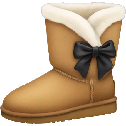 ugg with bow emoji