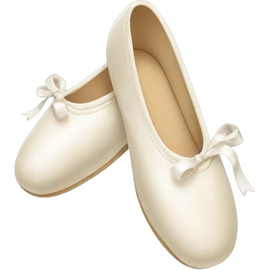Ivory ballet shoes emoji