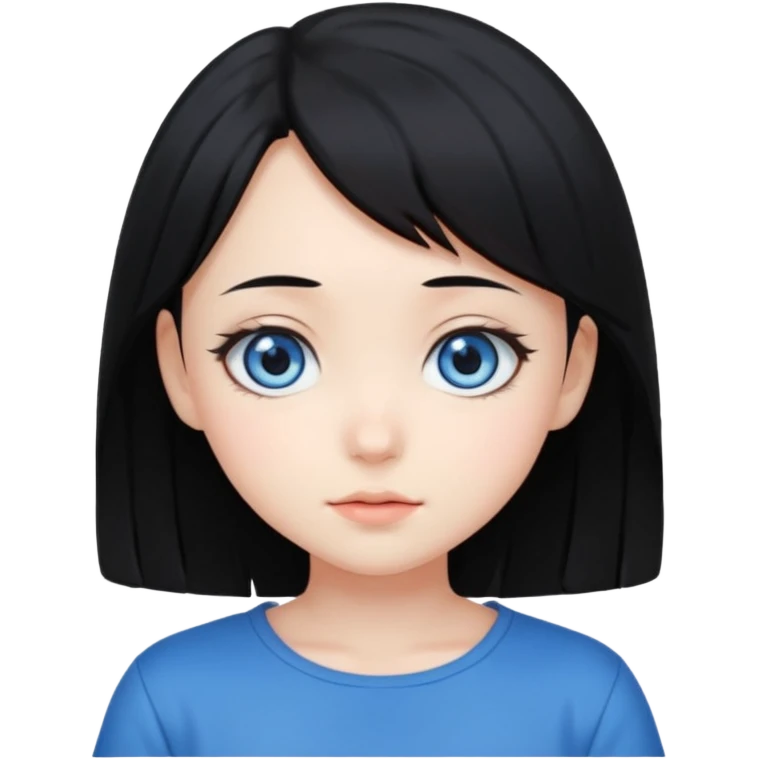 Anime girl cute emoji