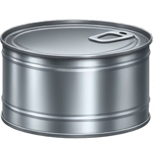 A tin can  emoji