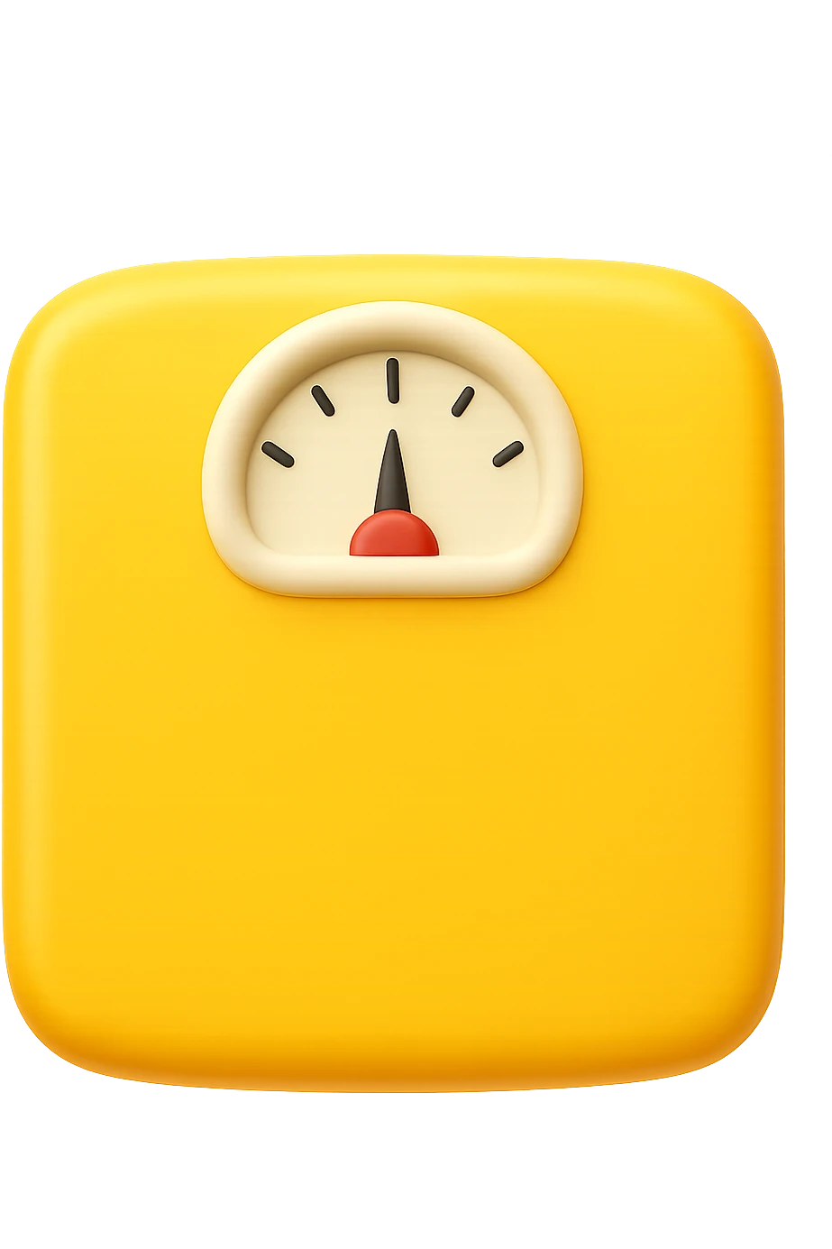 EMOJI STILE IPHONE DI UNA BILANCIA PESA PERSONE IN 3D  emoji