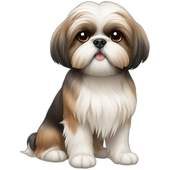 Cute little Shih Tzu emoji