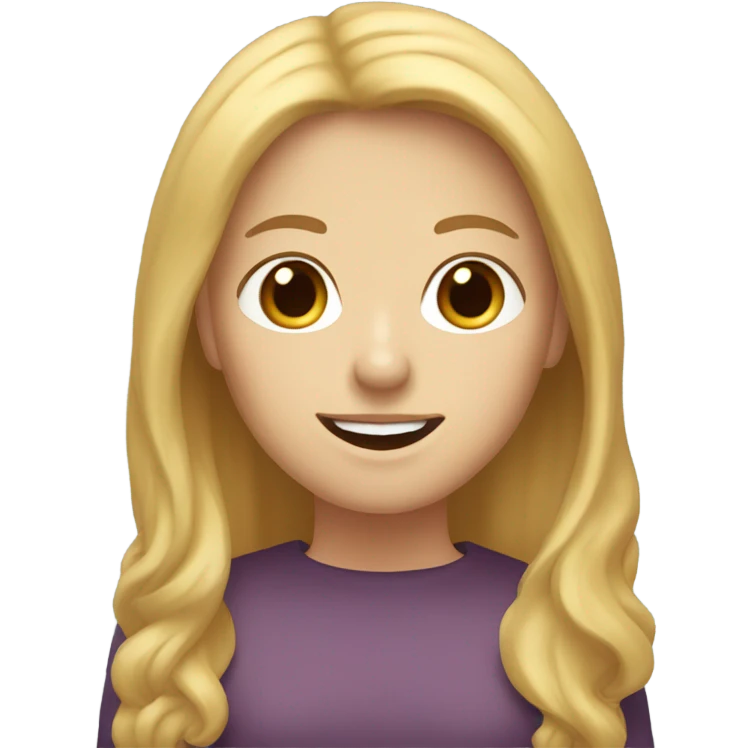 One blonde hair woman, one red hair woman and one brown hair man with a short beard emoji