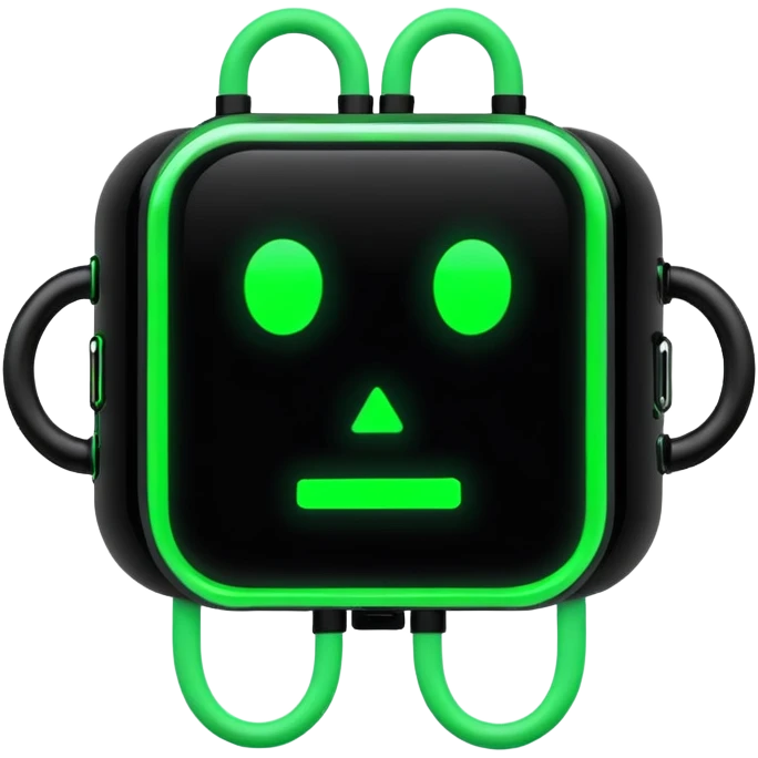 Black And Green Cyber Aesthetic emoji