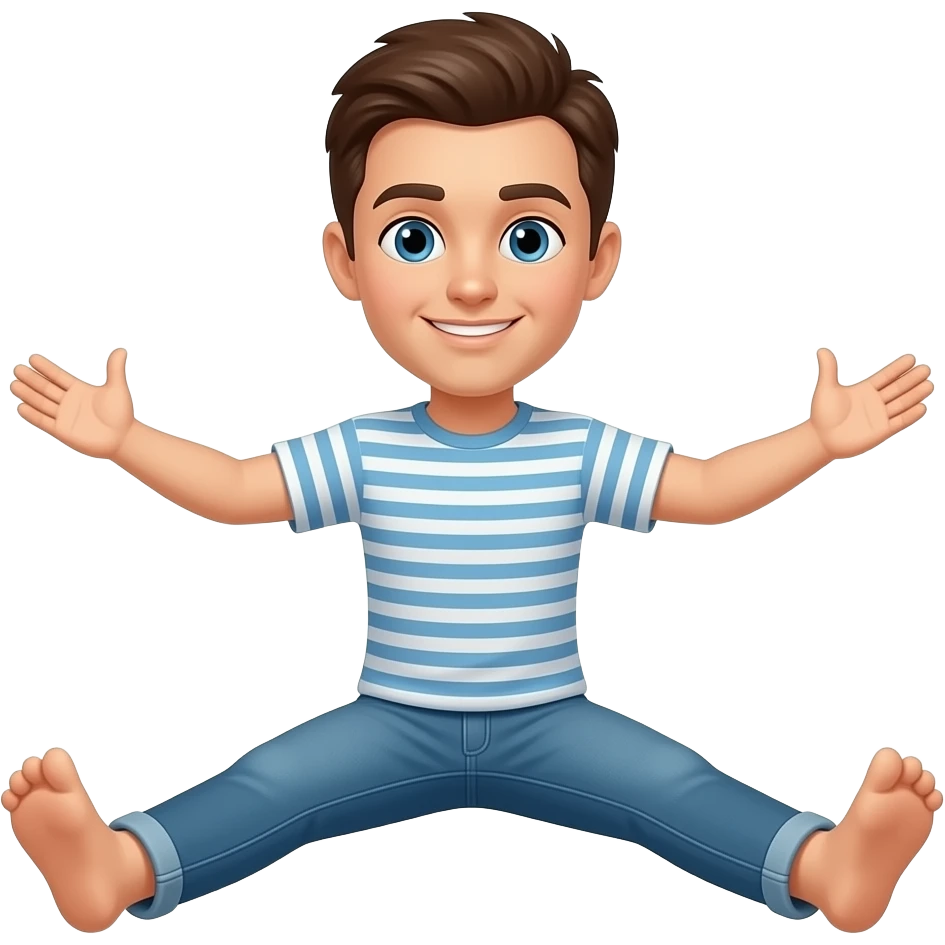 2 legs open emoji