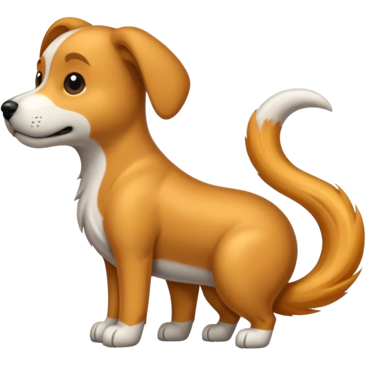 
dog's iron tail emoji