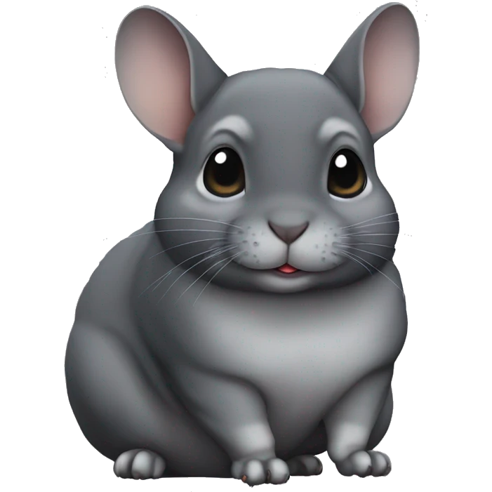 dark grey chinchilla emoji