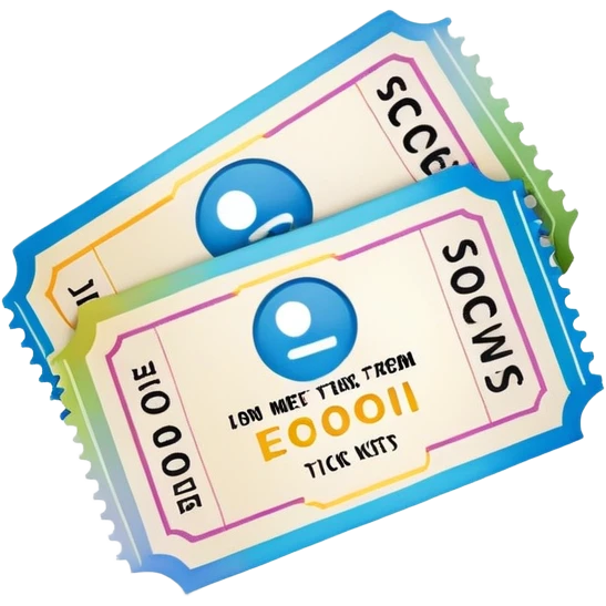 Movie tickets emoji