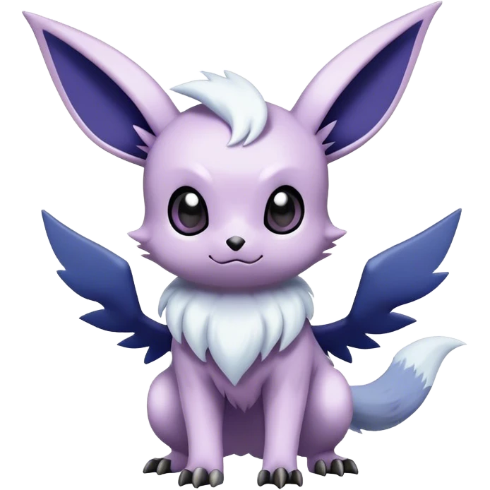 Cool Cute Kawaii Noibat-Eevee-Absol-Pokemon Full Body  emoji