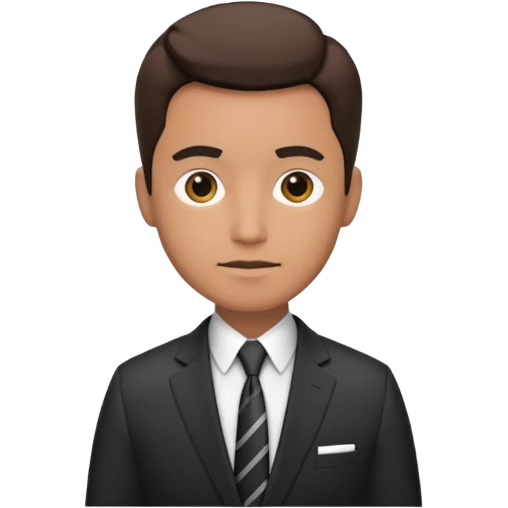 journalist in studio. emoji