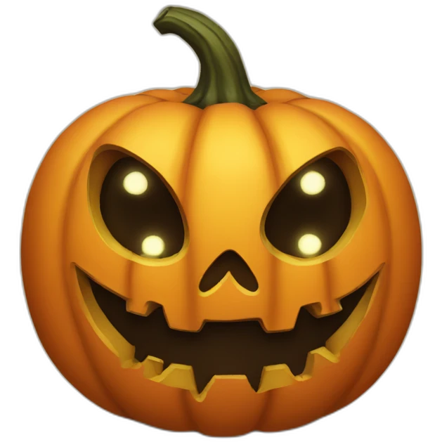 spooky pumpkin emoji