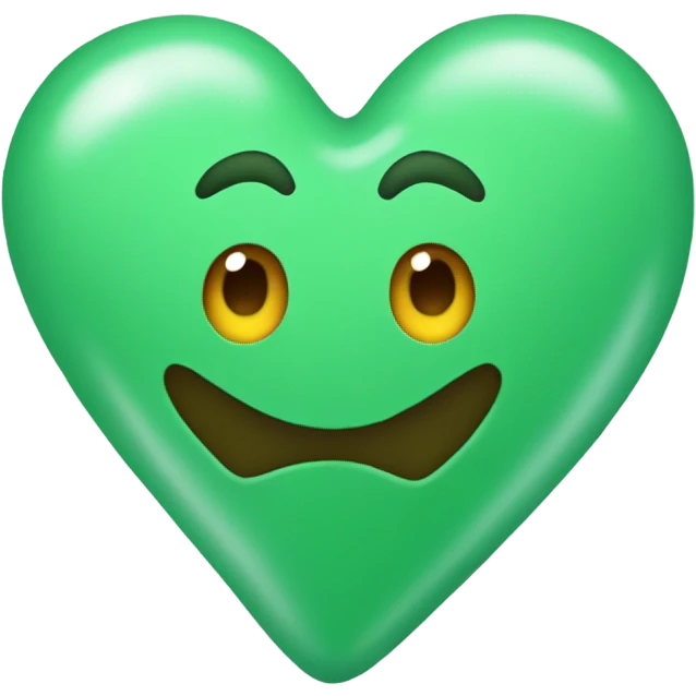 corazón 🧡 verde azulado emoji