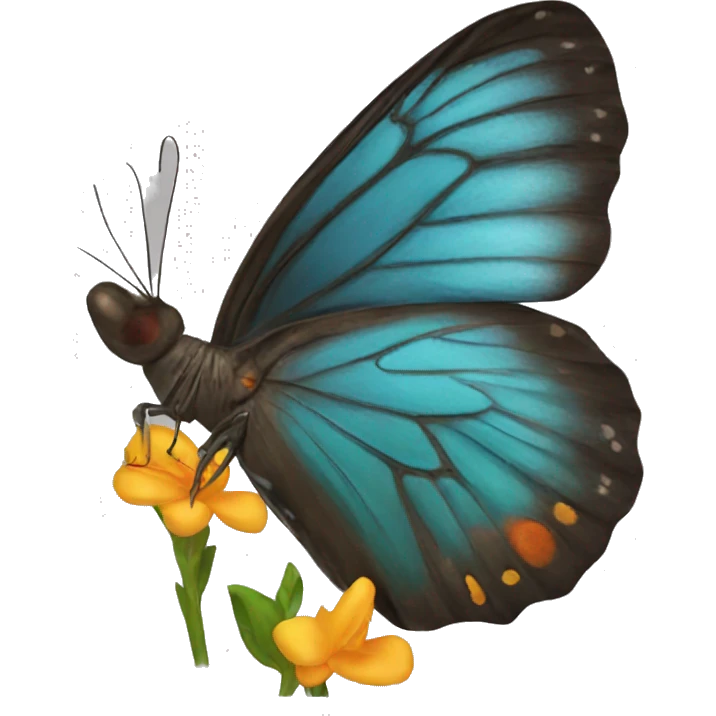 butterfly kiss emoji