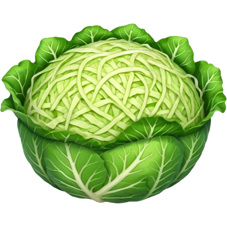 a big pile of grated cabbage emoji