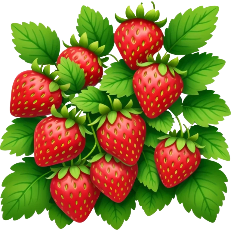 strawberry patch emoji