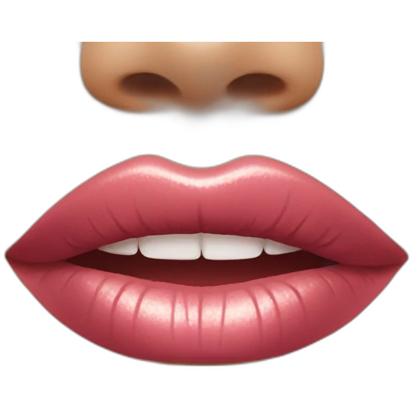 Lip gloss stick emoji