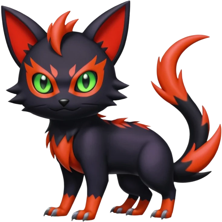 Noibat-Nargacuga-Litten-Torracat-fusion-Fakemon-Pokémon-creature  emoji