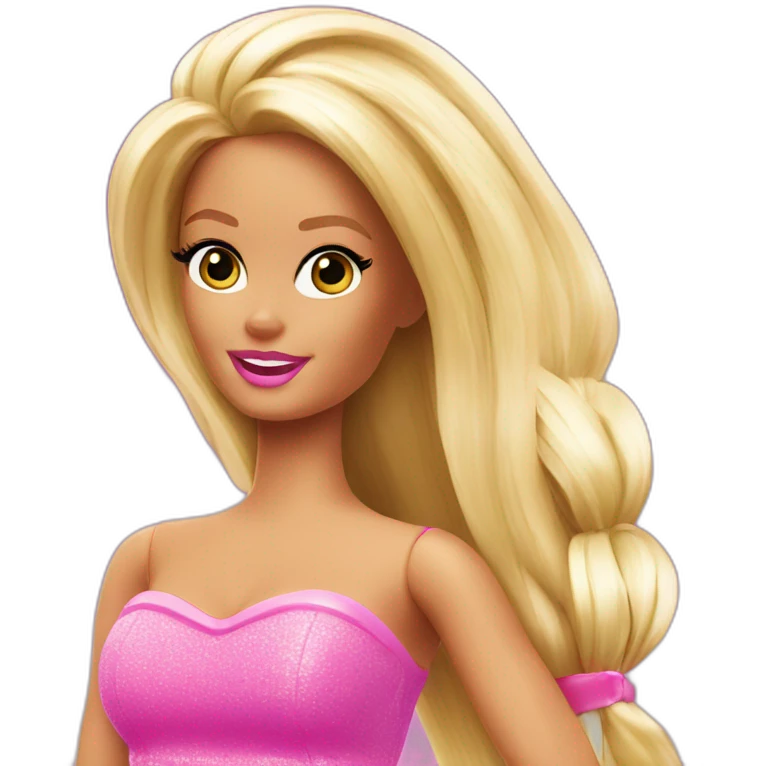 Barbie at jakuzzi emoji