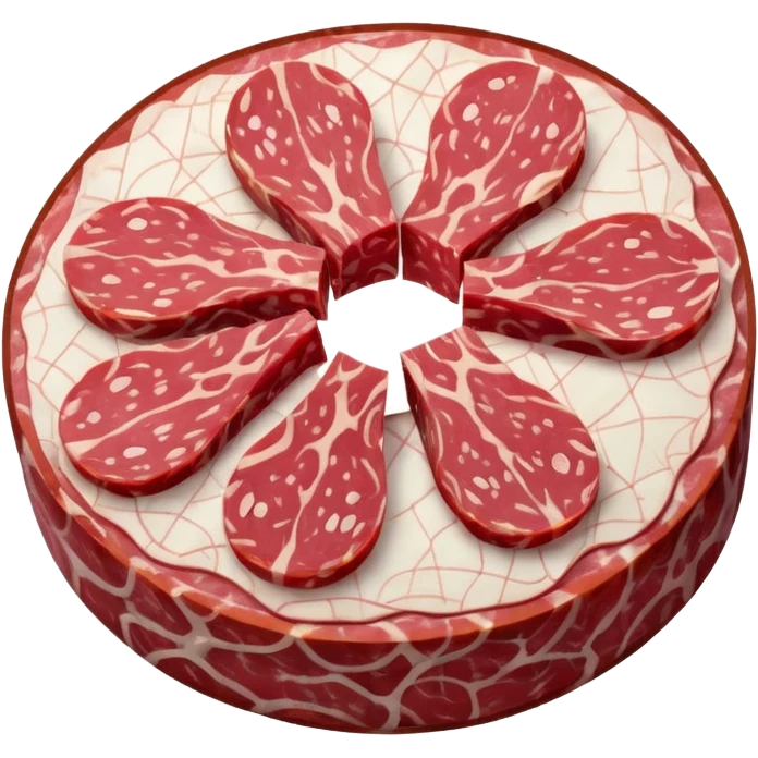 Round salami on the cut emoji