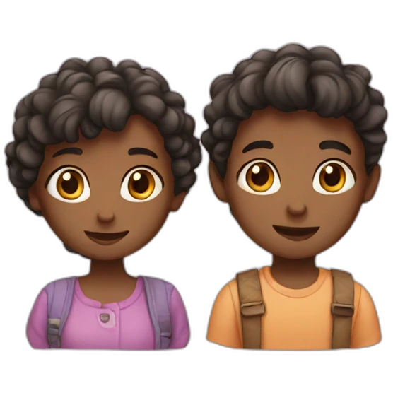 Boy and girl emoji