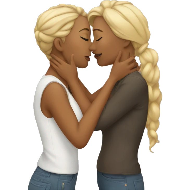 lesbian-kiss emoji