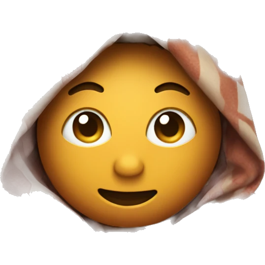 Person in blanket holding basketball  emoji