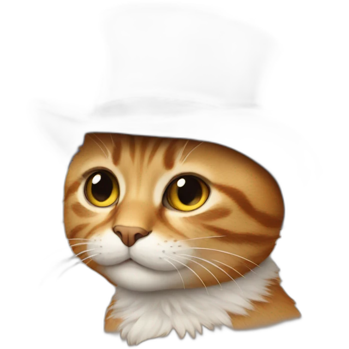 Cat in a hat emoji