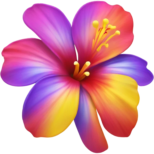 hawai flower emoji