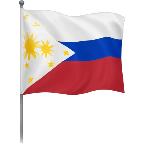 Philippines flag upside down emoji