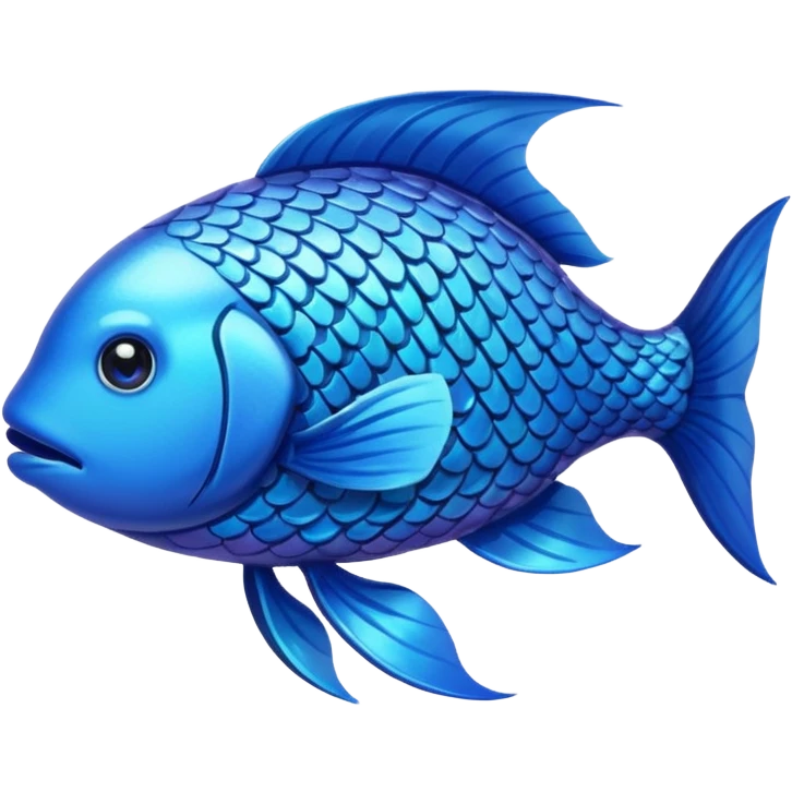 blue fish emoji