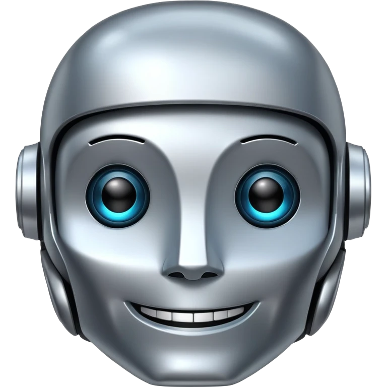 happy robot face emoji