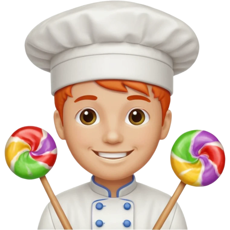 Chef + gumdrop hat,Candy Chef. emoji
