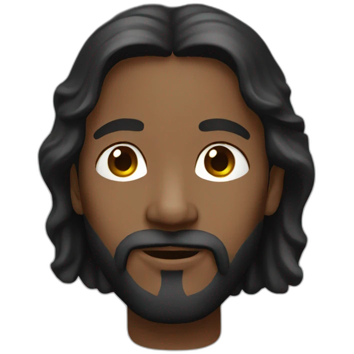 Jesus black emoji